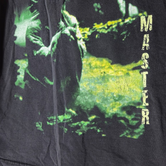 Vintage 90s Star Wars Yoda T Shirt Youth XL Jedi Master Movie Promo Double-Sided - Picture 3 of 6